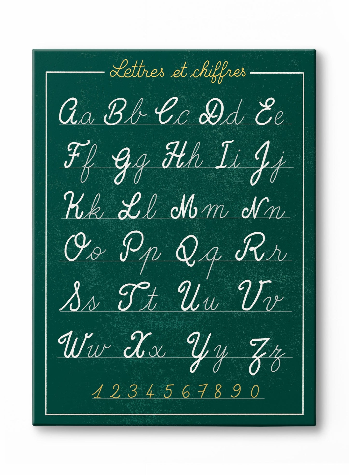 Chalk Calligraphy, Poster